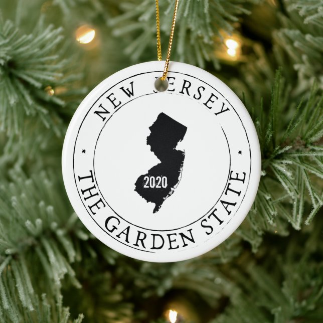 Personalised New Jersey Ornament (Tree)