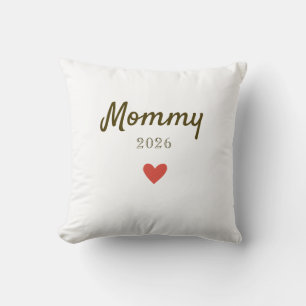 Personalised New Mummy Love Design with Year Cushion