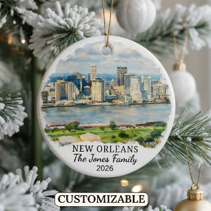 Personalised New Orleans Ornament Custom Louisiana