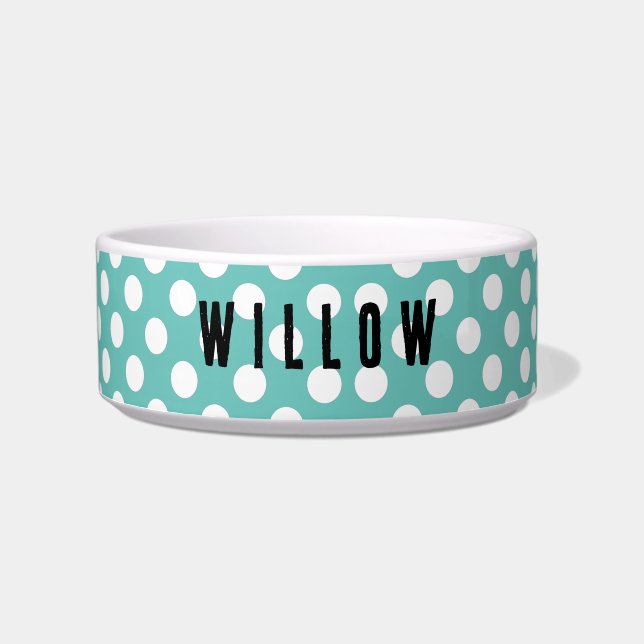 personalised new pet bowl spots (Front)