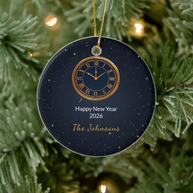 Personalised New Year 2026 Countdown Ornament (Tree)