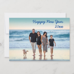Personalised New Year Greeting :  Holiday Card