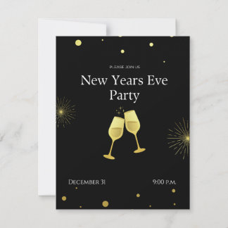Personalised New Years Eve Party Invitation