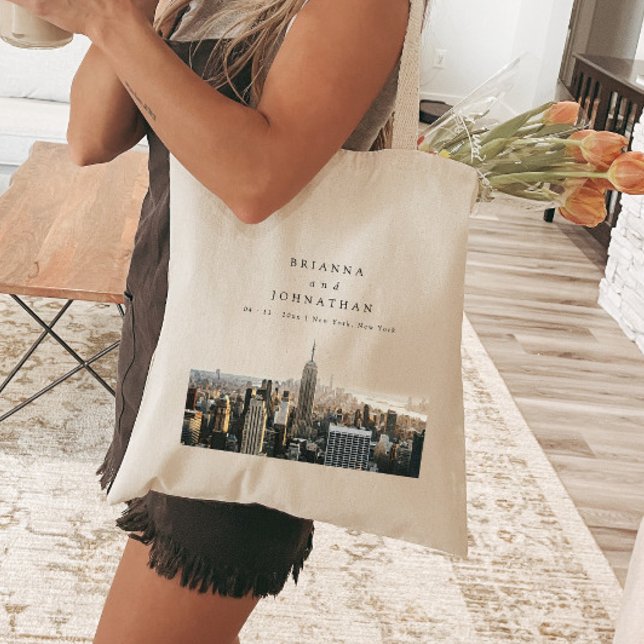 Personalised New York Wedding Tote Bag (Creator Uploaded)