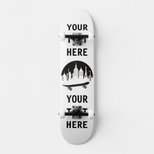 Personalised - New York with a Tiny Skateboard