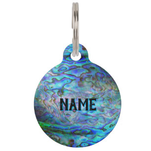 PERSONALISED NEW ZEALAND PAUA PET TAG