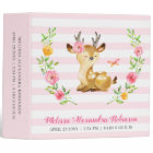 Personalised Newborn Baby Girl Gift Deer Album
