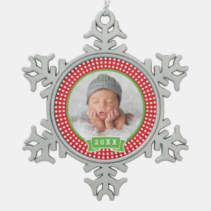 Personalised Newborn Photo Keepsake Ornament