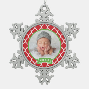 Personalised Newborn Photo Keepsake Ornament