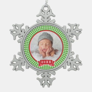 Personalised Newborn Photo Keepsake Ornament