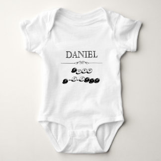 Personalised Newborn Shirt with Name and Birthdate