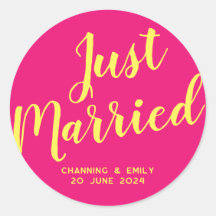 Personalised Newlywed Honeymoon Just Married
