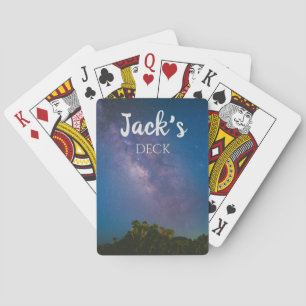 Personalised Night Sky Playing Cards