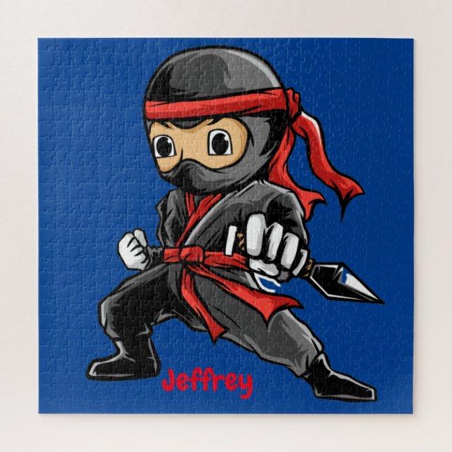 Personalised Ninja    Jigsaw Puzzle (Vertical)