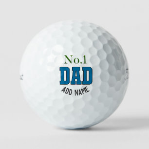 Personalised No.1 Dad Titleist Pro V1 Golf Balls
