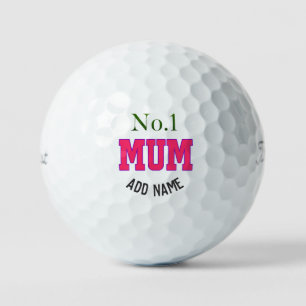 Personalised No.1 Mum Titleist Pro V1 Golf Balls