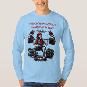 Personalised No Excuses Only Results T-Shirt