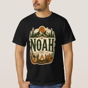 Personalised Noah Camping T-Shirt