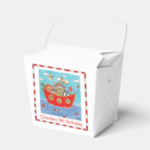 Personalised Noah's Ark Birthday Favour Box