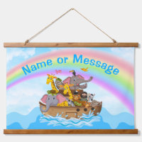 Personalised, Noah's Ark Wall Decor, Baby to Kids