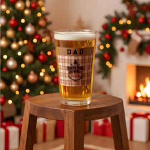 Personalised North Pole Brewing Holiday Ale Glass