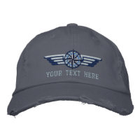Personalised Northern Star Compass Pilot Wings