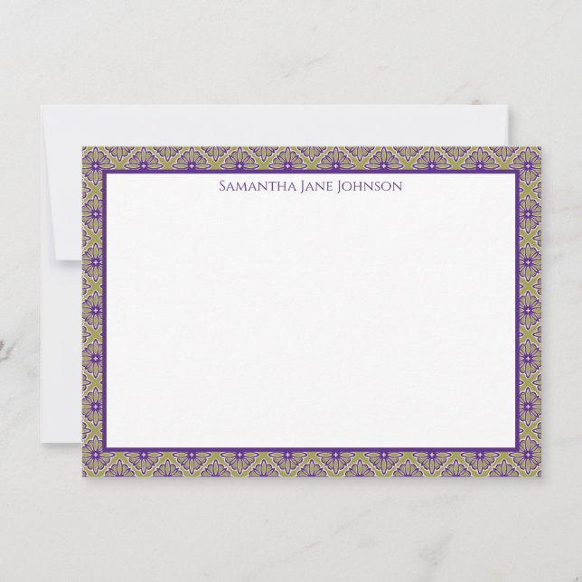 Personalised Note Card | Stationary  (Front)