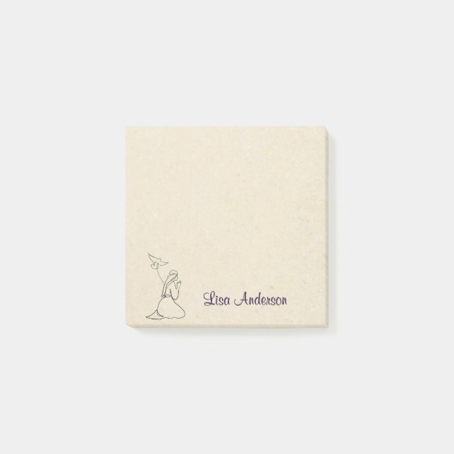 Personalised Note Taking Post It Notes (Front)