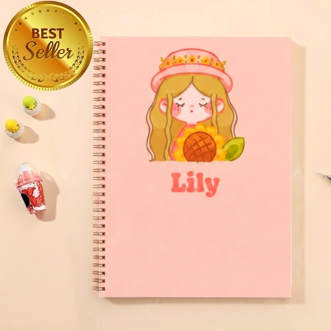 Personalised Notebook for girls  (Creator Uploaded)
