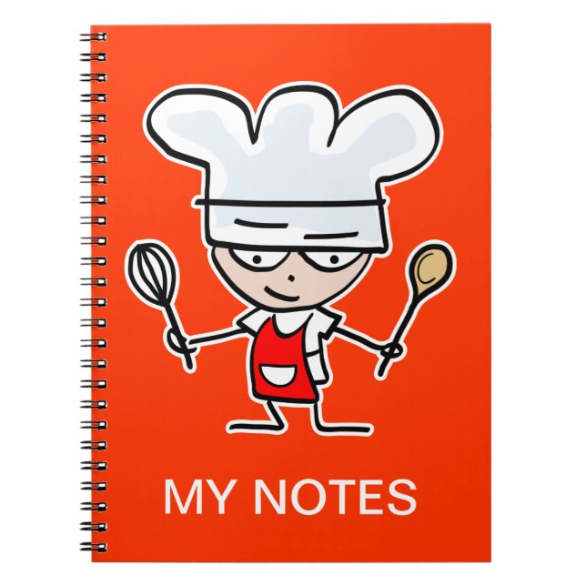 Personalised notebook for recipes and ideas (Front)