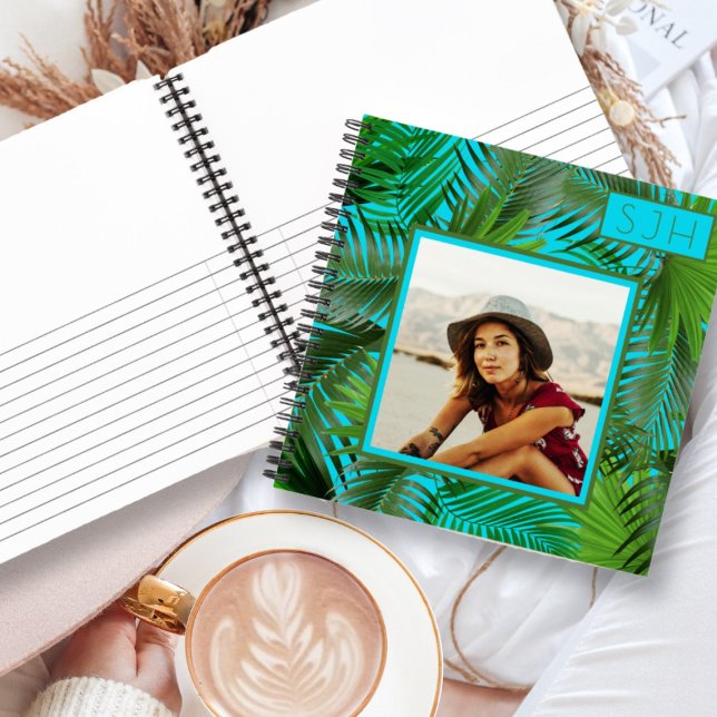 Personalised Notebook Sketch Pad Palm Fronds (Creator Uploaded)