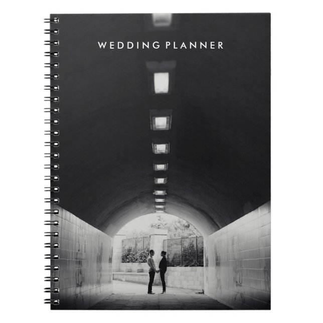 Personalised Notebook Wedding Planner Custom Photo (Front)