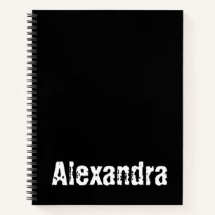 Personalised Notebook with Alexandra