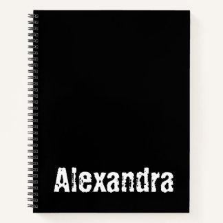 Personalised Notebook with Alexandra