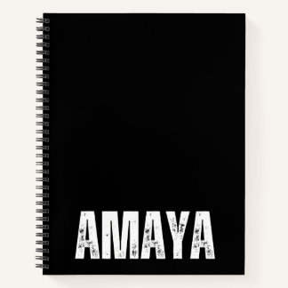 Personalised Notebook with Amaya