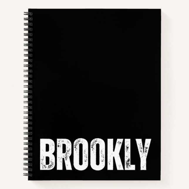 Personalised Notebook with Brooklyn (Front)