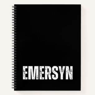Personalised Notebook with Emersyn