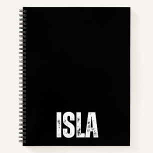 Personalised Notebook with Isla
