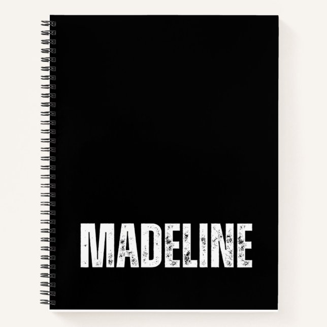 Personalised Notebook with Madeline (Front)