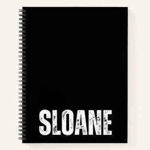 Personalised Notebook with Sloane