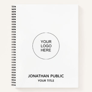 Personalised Notebooks Add Company Logo Text