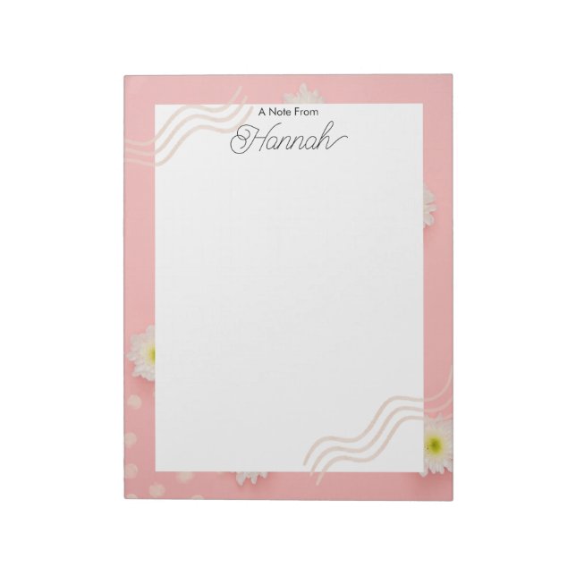 Personalised Notepad  (Rotated)