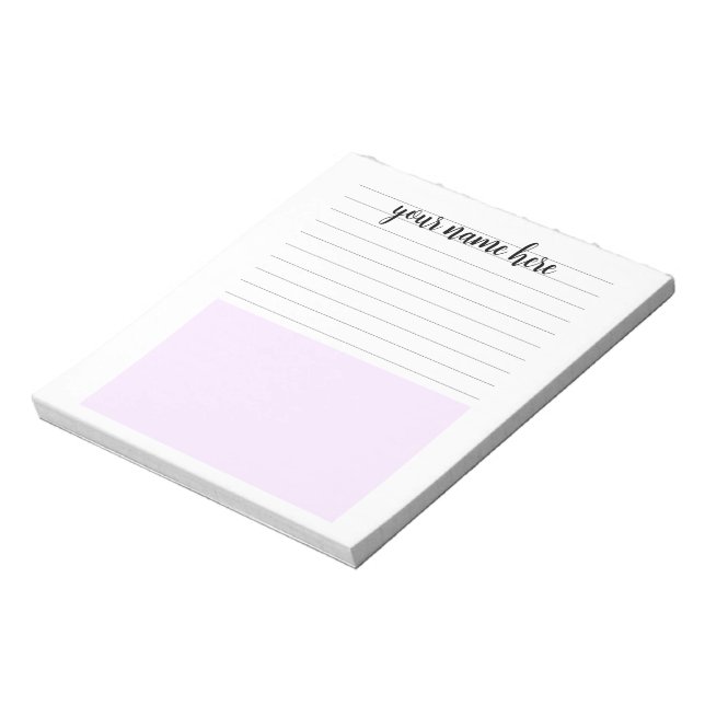 Personalised Notepad (Rotated)