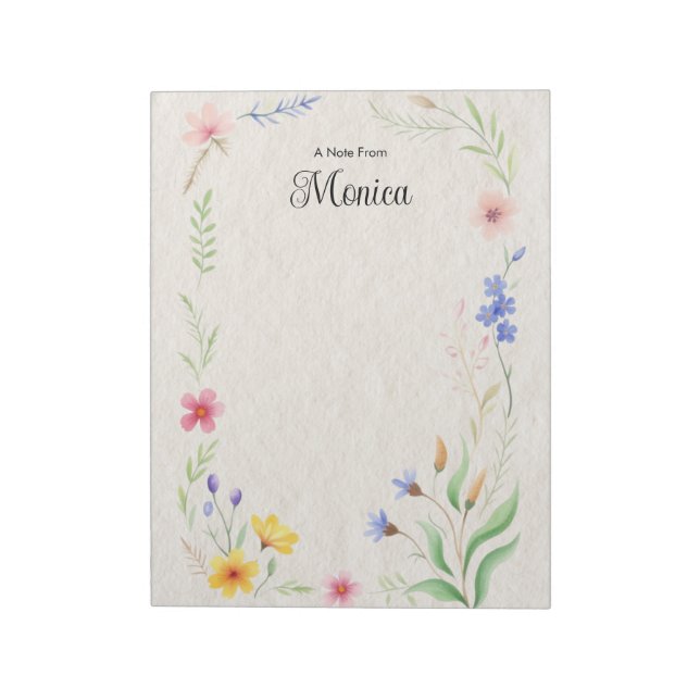 Personalised Notepad (Rotated)