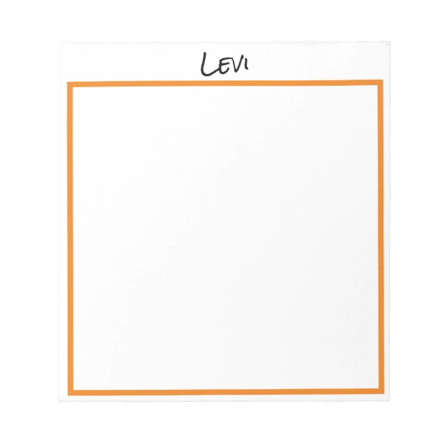 Personalised Notepad (Front)