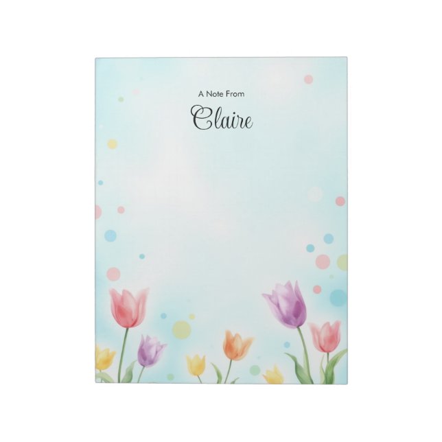 Personalised Notepad (Rotated)