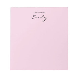Personalised notepad