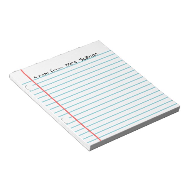 Personalised  notepad (Angled)