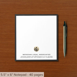 Personalised Notepad for Law Office 