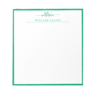 Personalised Notepad with Custom Name and Monogram
